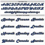 Men's Custom White Old Gold-Royal Mesh Authentic Football Jersey - Image 5
