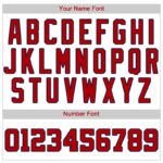 Men's Custom White Red-Navy Authentic Baseball Jersey - Image 5