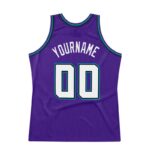 Men's Custom Black White Pinstripe Gold-White Authentic Basketball Jersey - Image 2