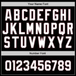Men's Custom Black White-Crimson Authentic Baseball Jersey - Image 5