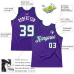 Men's Custom Black White Pinstripe Gold-White Authentic Basketball Jersey - Image 4